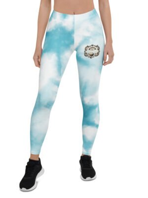 All-Over Print Leggings Blue Horizon