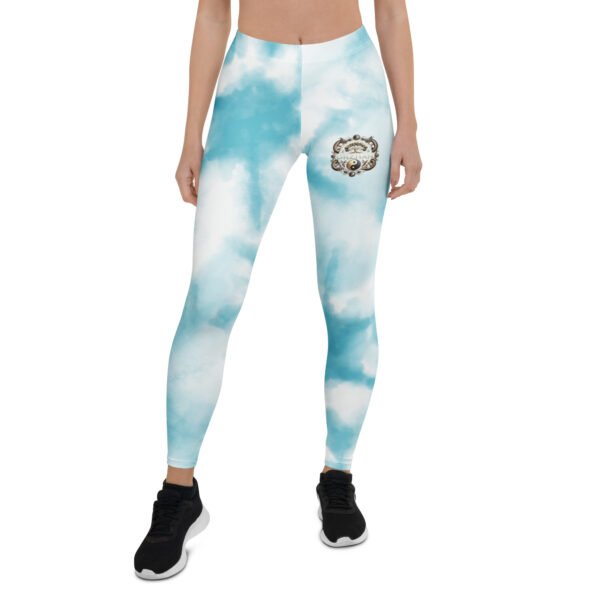 All-Over Print Leggings Blue Horizon