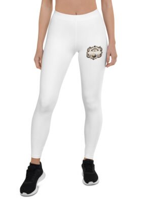 All-Over Print Leggings White