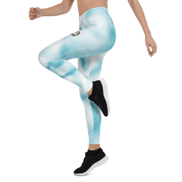 All-Over Print Leggings Blue Horizon