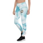 All-Over Print Leggings Blue Horizon