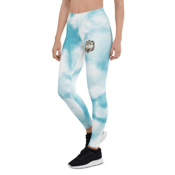 All-Over Print Leggings Blue Horizon
