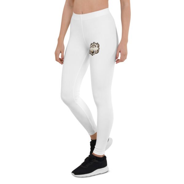 All-Over Print Leggings White