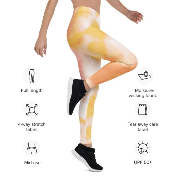 All-Over Print Leggings Golden Glow