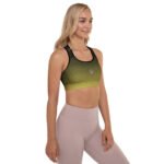 All-Over Print Padded Sports Bra Sunrise