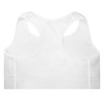 All-Over Print Padded Sports Bra White