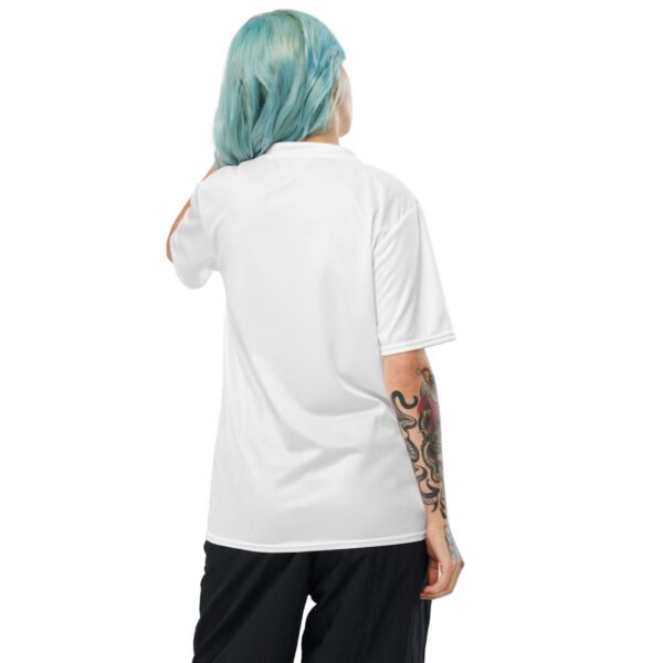All-Over Print Recycled Unisex Sports Jersey White