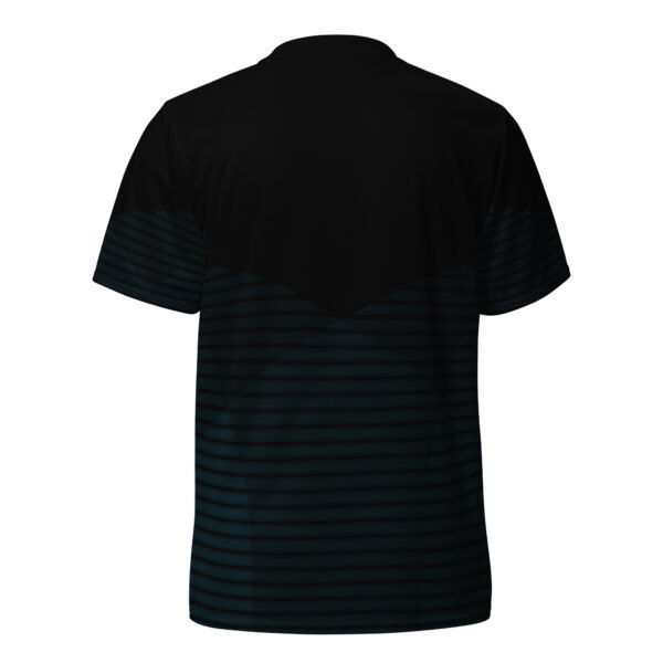All-Over Print Recycled Unisex Sports Jersey Black