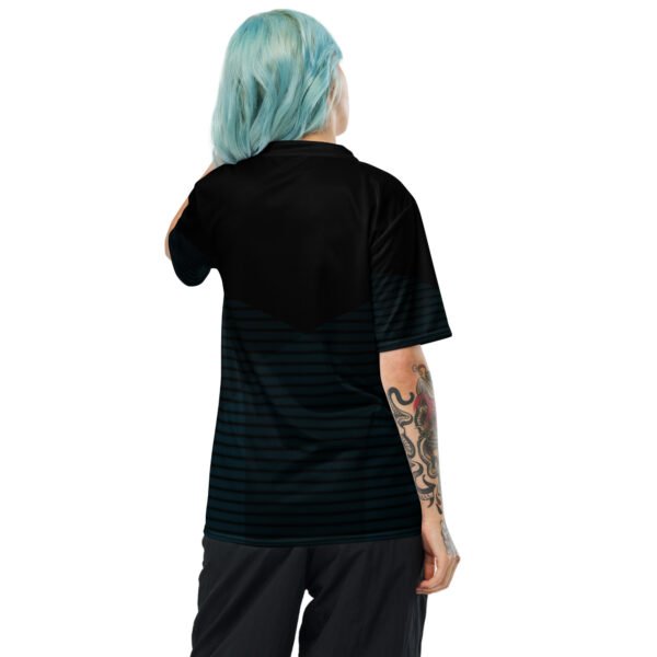 All-Over Print Recycled Unisex Sports Jersey Black