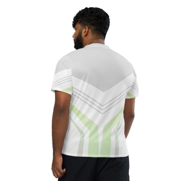 All-Over Print Recycled Unisex Sports Jersey Emerald Balance