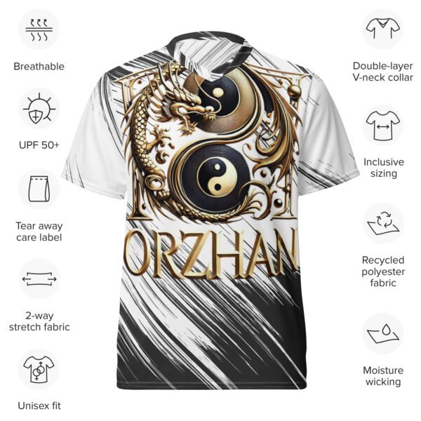All-Over Print Recycled Unisex Sports Jersey Dragon Harmony