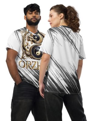 All-Over Print Recycled Unisex Sports Jersey Dragon Harmony