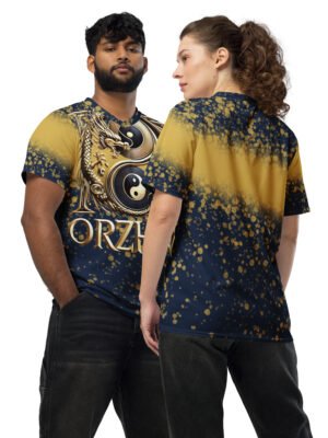 All-Over Print Recycled Unisex Sports Jersey Dragon Majesty