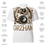 All-Over Print Recycled Unisex Sports Jersey White