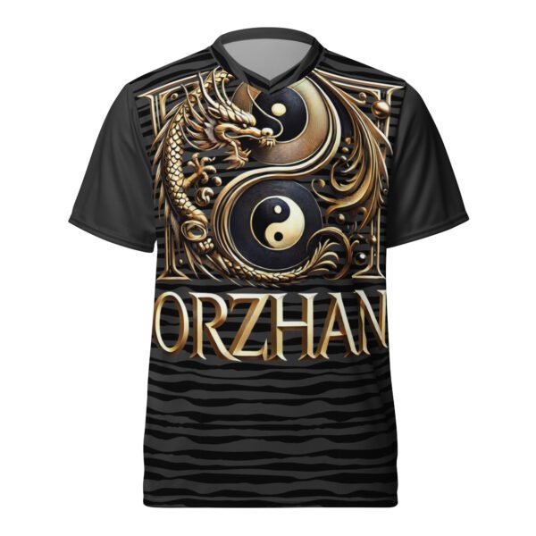 All-Over Print Recycled Unisex Sports Jersey Nightfall Dragon