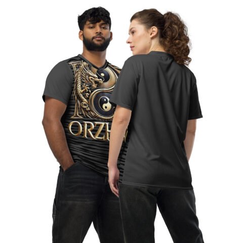 All-Over Print Recycled Unisex Sports Jersey Nightfall Dragon