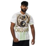 All-Over Print Recycled Unisex Sports Jersey Emerald Balance