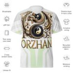 All-Over Print Recycled Unisex Sports Jersey Emerald Balance