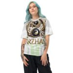 All-Over Print Recycled Unisex Sports Jersey Emerald Balance