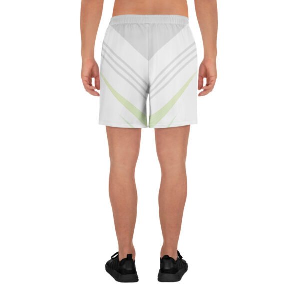 All-Over Print Unisex Athletic Long Shorts Emerald Balance
