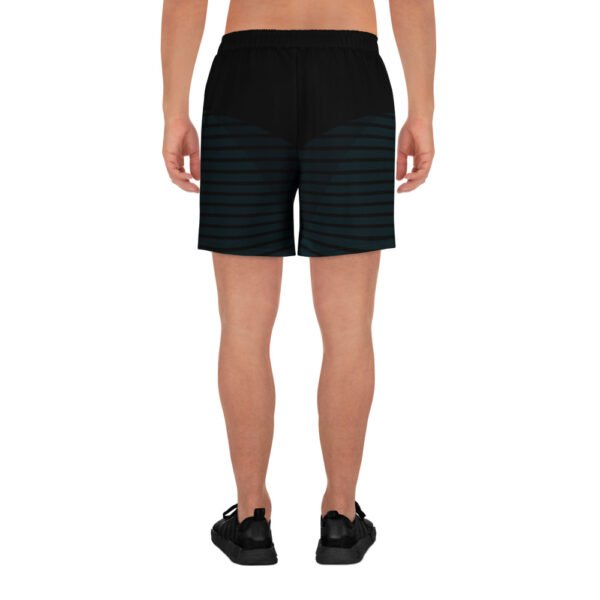 All-Over Print Unisex Athletic Long Shorts Black