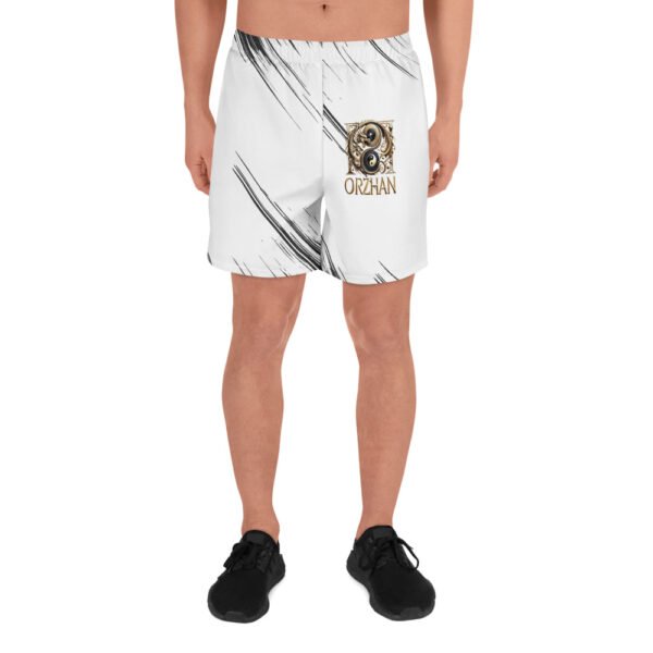 All-Over Print Unisex Athletic Long Shorts Dragon Harmony