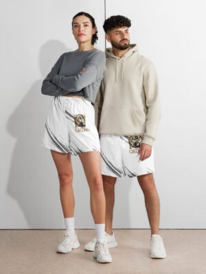 All-Over Print Unisex Athletic Long Shorts Dragon Harmony