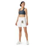 All-Over Print Unisex Athletic Long Shorts White