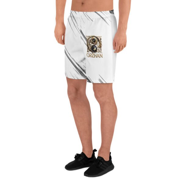 All-Over Print Unisex Athletic Long Shorts Dragon Harmony