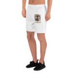 All-Over Print Unisex Athletic Long Shorts White
