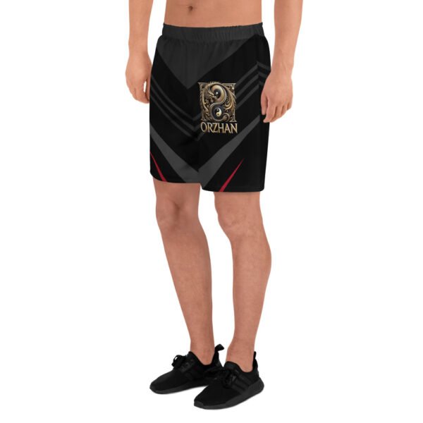 All-Over Print Unisex Athletic Long Shorts Vortex Blade