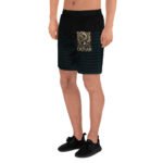 All-Over Print Unisex Athletic Long Shorts Black