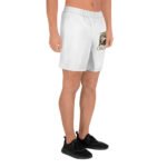 All-Over Print Unisex Athletic Long Shorts White