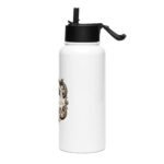 Stainless Steel Water Bottle with a Straw Lid