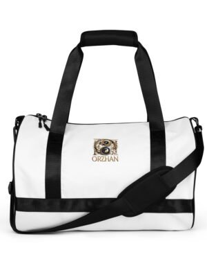 All-over print gym bag Warrior’s Mark-White