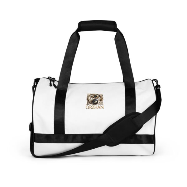 All-over print gym bag Warrior’s Mark-White