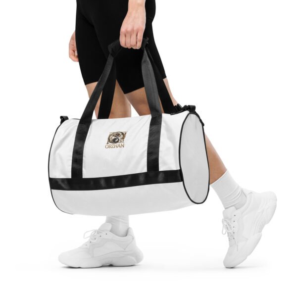 All-over print gym bag Warrior’s Mark-White
