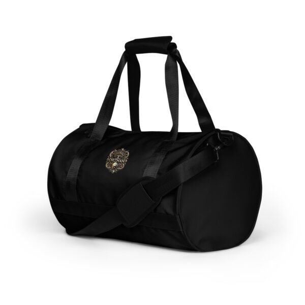 All-over print gym bag Warrior’s Mark-Black