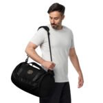 All-over print gym bag Warrior’s Mark-Black