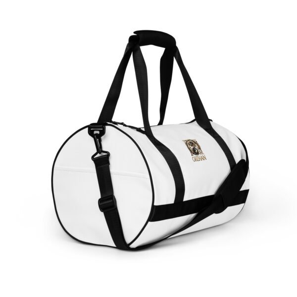 All-over print gym bag Warrior’s Mark-White