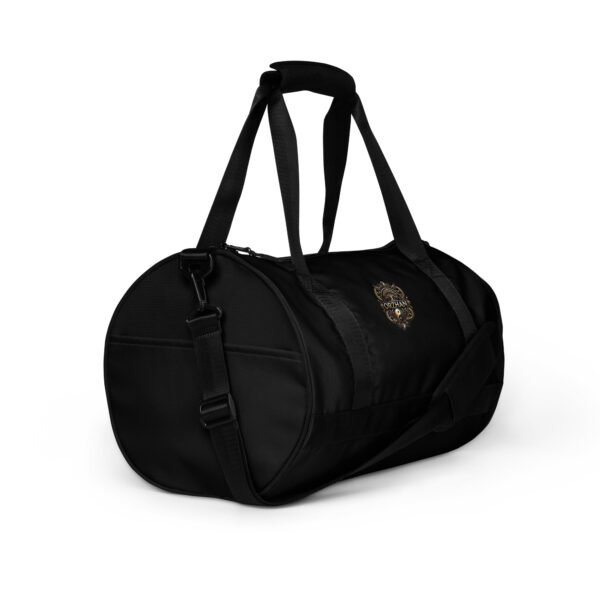 All-over print gym bag Warrior’s Mark-Black