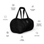 All-over print gym bag Warrior’s Mark-Black
