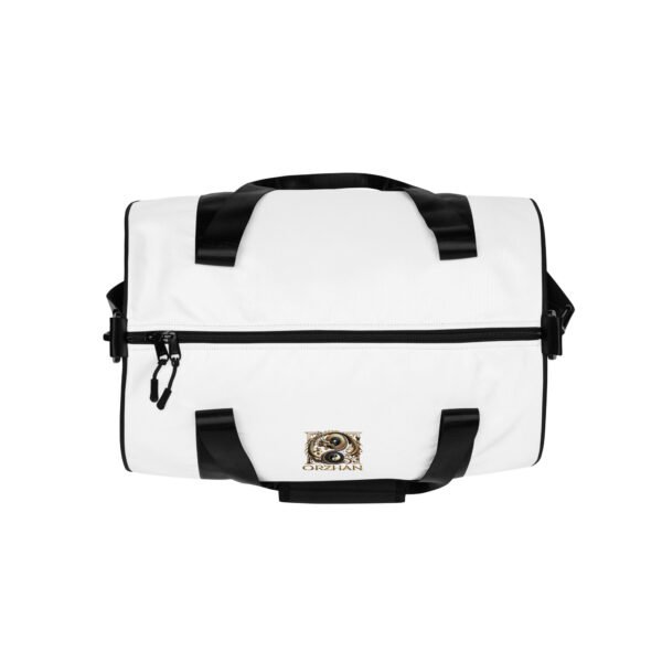 All-over print gym bag Warrior’s Mark-White