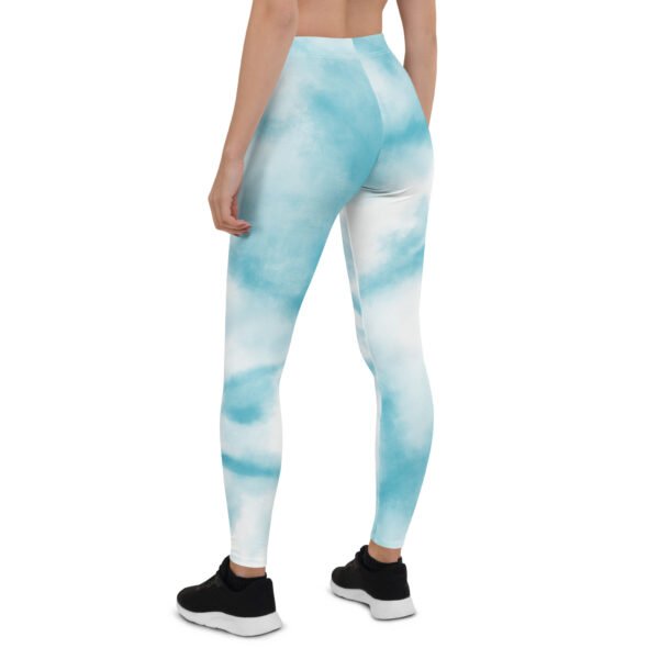 All-Over Print Leggings Blue Horizon