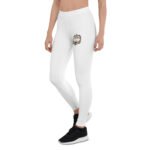 All-Over Print Leggings White