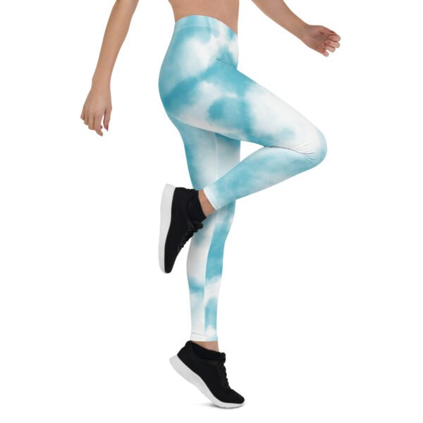 All-Over Print Leggings Blue Horizon