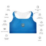 All-Over Print Padded Sports Bra