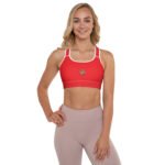 All-Over Print Padded Sports Bra