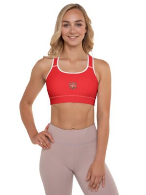 All-Over Print Padded Sports Bra