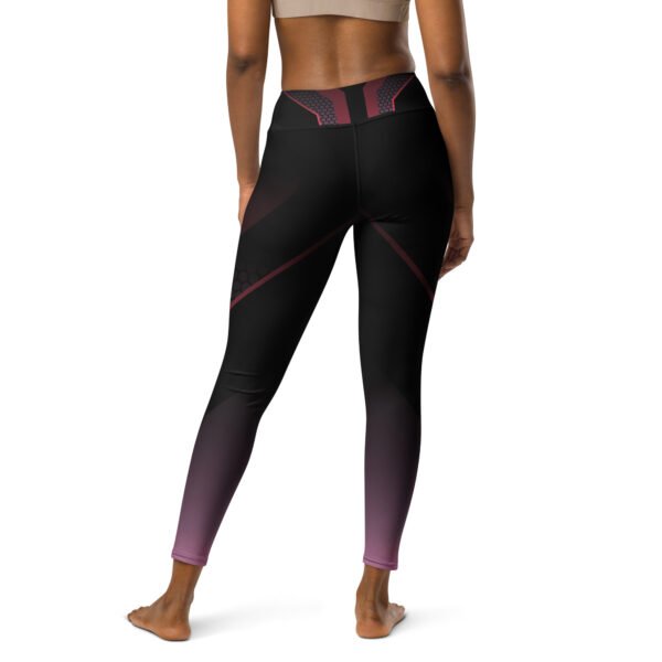 All-Over Print Yoga Leggings Vortex Pulse